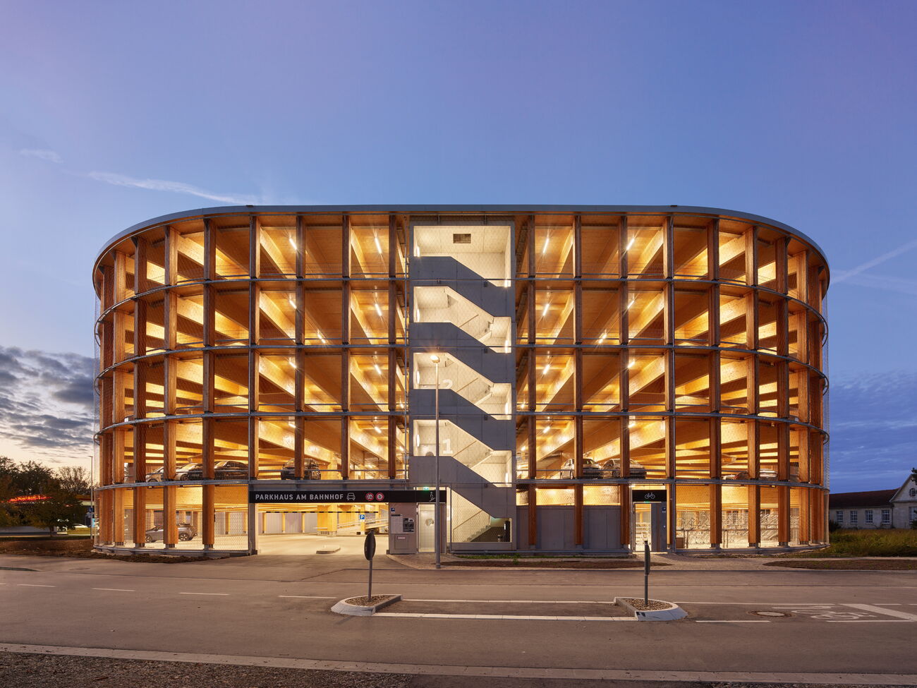 Holzparkhaus, Wendlingen am Neckar, Deutschland