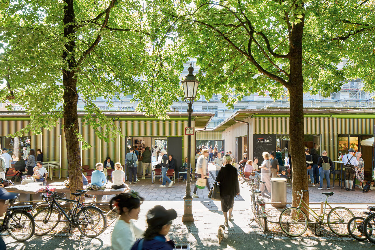 Restrukturierung Markt am Elisabethplatz, München, Deutschland