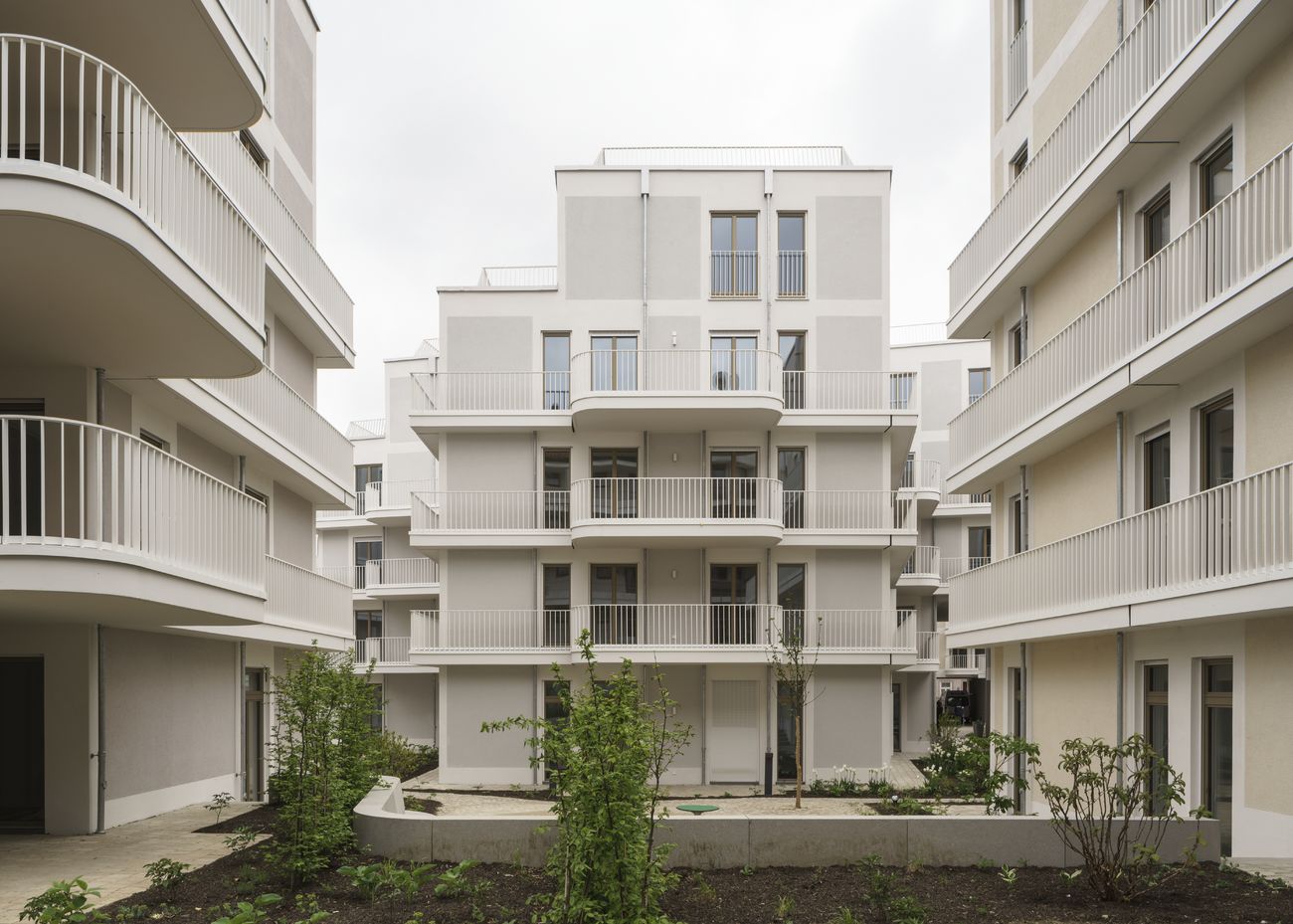 Nachverdichtung in der Maxvorstadt, München, Deutschland